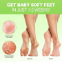 3 Paires Masque pied JVR, Masques Exfoliants Pour les Pieds à L'acide Lactique, soin des Pieds Pour Enlever les Callosités, Répa