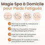 Masque Pieds Hydratant l’Aloe, à la Lavande et à la Noix de Coco | Karité Jojoba, Rituel Spa à la Maison, Restaure Douceur et So
