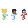 Mighty Express Lot de 3 Figurines pour Enfants - avec Piste et barrière, pour compléter Les Kits de Jeu, à partir de 3 Ans