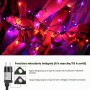 Joomer Halloween Guirlande Lumineuse Exterieure 20M 200 LED Orange Violet | Halloween Decoration Guirlande Lumière Exterieur Fic