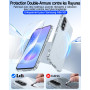 LeYi pour Coque de Telephone Samsung Galaxy A57 5G avec 2 Verre Trempé | Transparente Ultra Mince Coque Téléphone Anti-jaunissem