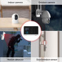 XNY Alarme Maison sans Fil Intelligent WiFi avec Caméra Surveillance Extérieure et Caméra Surveillance Intérieure, Système Alarm