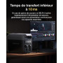 Station électrique portable EF EcoFlow DELTA 3 1024 Wh avec câble XT60 | 70% charge en 30min, Batterie nomade extensible à 5kWh,