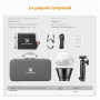 K&F CONCEPT Lumière COB 60W Bicolore pour Photo Vidéo Studio | Batterie 4500mAh, CRI 97+, charge rapide Type-C PD, 6500K, poigné