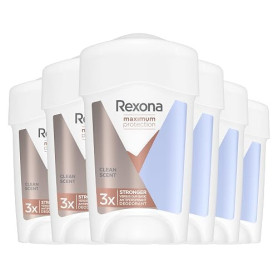 REXONA - Déodorant Femme Clean Scent - Stick Anti-transpirant - 3x plus efficace contre la transpiration - Protection 96h - 45ml