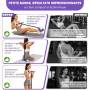 Bande Élastique Musculation Antidérapante Bande de Résistance | Sport Maison Femme Abdos Musculation Appareil Fitness Materiel p