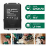 LabTEC BSL1830 Lot de 2 Batteries au Lithium pour Hitachi 18 V 5000 mAh pour Hitachi BSL1815 BSL 1815X BSL1815S BSL1830C 330067
