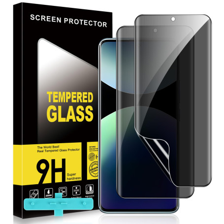 Doxxvai Film Protection Anti-Espion pour Redmi Note 14 Pro+/Plus 5G, TPU | Hydrogel Autocicatrisant, Compatible Empreinte Digita