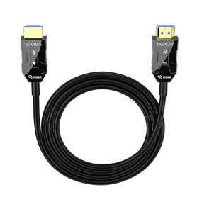 FIBBR 8K HDMI 2.1 Câble Optique 15M, 48Gbps Ultra Rapide HDMI Câble Actif AOC, 8K@60Hz 4K@120Hz/144hz eARC HDCP 2.2 et 2.3 Dynam