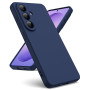 Oududianzi-Coque pour Samsung Galaxy S26 5G Silicone Liquide, Bleu Nuit | Intérieur Microfibre, Housse Protection Antichoc, Étui