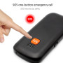 artfone CS181 Noir - GSM Téléphone Senior Portable Débloqué avec Grandes Touches丨Bouton SOS丨Double SIM丨USB-C丨Radio FM丨Téléphone 