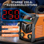 SOARFLY Poste à souder à électrodes ARC 250 A avec indicateur LED, double tension 110 V/220 V IGBT Inverter Poste à souder porta