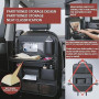 HJKJNBF Organisateur voiture pour Hyundai Kona 2 N-Line 2023-2026 | Rangement multi poches accès rapide fixation stable grande c
