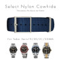 Bracelet en Nylon tissé de 19 mm 20 mm, pour Bracelet Tudor Black Bay, Remplacement de Bracelet de Collection IWC Omega en Tissu