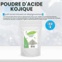 Poudre d'acide kojique - 100Gr - peut être incorporée dans des formulations de soins de la peau conçues pour éclaircir le teint,