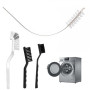 Lot de 4 brosses de nettoyage pour machine à laver - Outil de nettoyage ou accessoires - Chargement frontal - Brosse de nettoyag