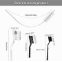 Lot de 4 brosses de nettoyage pour machine à laver - Outil de nettoyage ou accessoires - Chargement frontal - Brosse de nettoyag