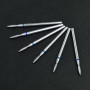 YUXIANLB Lot De 6 Forets À Cuticules En Forme De Flamme Avec Étui Outils De Manucure Professionnels De 3/32" En Carbure De Tungs