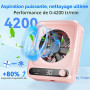 Makartt Aspirateur Ongles Professional Nail Dust Collector LED | itesse Réglable, Filtre Réutilisable, Idéal pour Salon & Domici