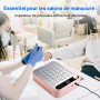 Makartt Aspirateur Ongles Professional Nail Dust Collector LED | itesse Réglable, Filtre Réutilisable, Idéal pour Salon & Domici