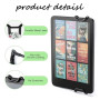 3 Pièces Dragonne de Sécurité pour 6-8" eReaders Tablet, Fleur Accessoires Liseuses, Support Élastique en PU Cuir, Support de Sa