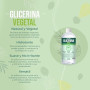 PLANTAWA Glycerine Vegetale 1L | Glycérine Liquide Haute Pureté | Glycerol Multiusage pour Savon Maison, Cheveux, Fleur et Boule