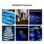 Resiners Lampe UV, rechargeable 3-en-1 pliable, AirWave Pro | Design réglable 3-en-1 pour durcissement sur bureau, à main ou mur