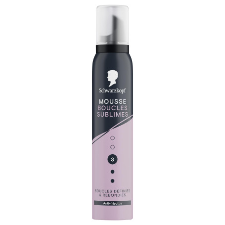 Schwarzkopf Mousse Boucles Sublimes 200ml Boucles Rebondies Anti‑Frisottis | mousse boucles, rebondies, anti‑frisottis, vegan, s