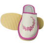 APREGGIO Chaussons Femme Cuir – Pantoufles Fait Main Confort – 36–41