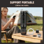 ICARE Machine a Cafe Portable, avec Sac de Rangement, Support et Cuillère | 2 en 1 compatible capsules et café moulu, à chauffag