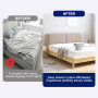 LAIKAIEU Supports De Draps, Porte-draps De Lit avec des Bandes De Verrouillage, Clips De Feuille De Verrouillage sans Glissement