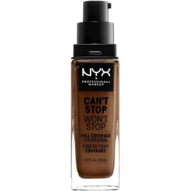 NYX Professional Makeup Fond de Teint Liquide Couvrant Tenue 24h Can't Stop Won't Stop Liquid Foundation, Waterproof, Fini Mat, 