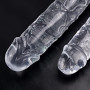 Gode ventouse 20 cm - Matériau sûr pour le corps - Jouet sexuel réaliste pour débutants - Avec ventouse puissante - Pour les mai