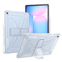 Asgens Étui Transparent pour Samsung Galaxy Tab S10FE+ 13,1" (2025) (SM-X620/X626) avec Porte-Crayon/Béquille, TPU Souple avec C