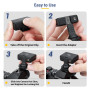JJC Adaptateur à vis pour sabot froid pour appareil photo DJI Mic 1 - Sabot de flash monté avec filetage de trépied 1/4-20