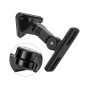 QWORK® Lot de 2 Supports muraux universels pour Enceintes, Inclinaison et Rotation à 180°, Charge maximale 13,6 kg