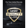 Lexar NM790 SSD 2To, M.2 2280 PCIe Gen4 NVMe SSD | jusqu'à 7 400 Mo/s en Lecture, 6 500 Mo/s en écriture, Disque SSD pour PC, Or