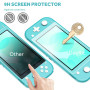 GeeRic Étuis Compatible pour Switch Lite 2019, Protection Housse + Coque Transparente + Protection écran Compatible pour Switch 