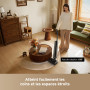 dreame T12 Pro-A Aspirateur Laveur, Ultra-Fin de 9,85 cm,Aspiration 25000Pa | autolavage du rouleau à 95 °C, séchage à l'air cha