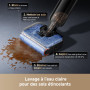 dreame T12 Pro-A Aspirateur Laveur, Ultra-Fin de 9,85 cm,Aspiration 25000Pa | autolavage du rouleau à 95 °C, séchage à l'air cha