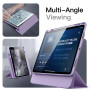 JETech Coque Détachable Magnétique pour iPad Air 13" M4/M3/M2, Violet | Pour 2026/2025/2024 Modèle, Porte-Pencil, Étui Housse Co