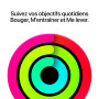 Apple Watch SE 3 (GPS), Boîtier en Aluminium Minuit de 40 mm | Bracelet Sport bleu marine - S/M. Fitness + Sommeil + Suivi de cy