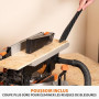 Evolution Power Tools R210MTS-G2 Scie à onglet/scie de table convertible, coupe multi-matériau, angle de biseau -47° & d'onglet