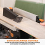 Evolution Power Tools R210MTS-G2 Scie à onglet/scie de table convertible, coupe multi-matériau, angle de biseau -47° & d'onglet