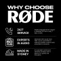 RØDE Wireless Micro - Microphone sans Fil Compact, Deux micros avec étui de Charge pour la création de Contenu sur Smartphone - 
