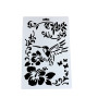 Pochoirs en plastique réutilisables pour dessin, peinture, fleurs, plantes, journal intime (type B)