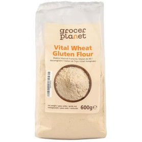 Grocer Planet - Gluten de Blé (600g) | Pour la préparation de Seitan | Vegan Friendly | Pour la préparation de Pâtisseries Proté