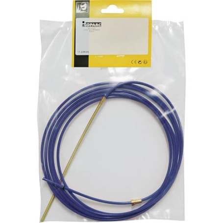 GYS 041578 fil âme – pour l'acier inoxydable/aluminium – 3 m – Diamètre 0,6/1,0 mm – bleu, 1 pièce,