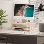 FITUEYES Réhausseur d'Écran en Bois,Support de Moniteur,Support d'Ordinateur Portable,PC,TV,pour Le Bureau et la Maison,42,5x23,