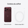 Apple iPhone 18 Pro Max 1 to - Bourgogne | Écran Super Retina XDR 6,9 pouces ProMotion, Autonomie d’une journée, Caméra principa
